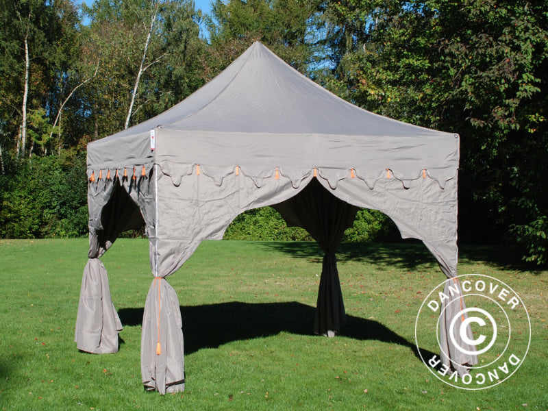 Foldetelt FleXtents PRO "Raj" 3x3m Latte/Orange