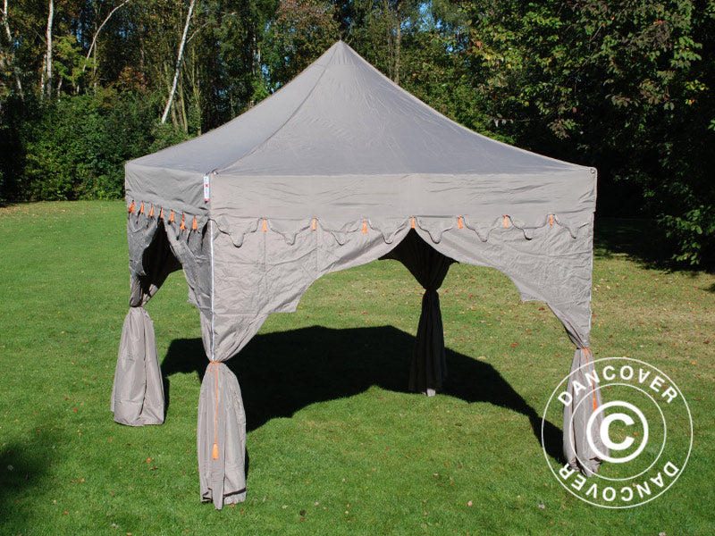 Foldetelt FleXtents PRO "Raj" 3x3m Latte/Orange