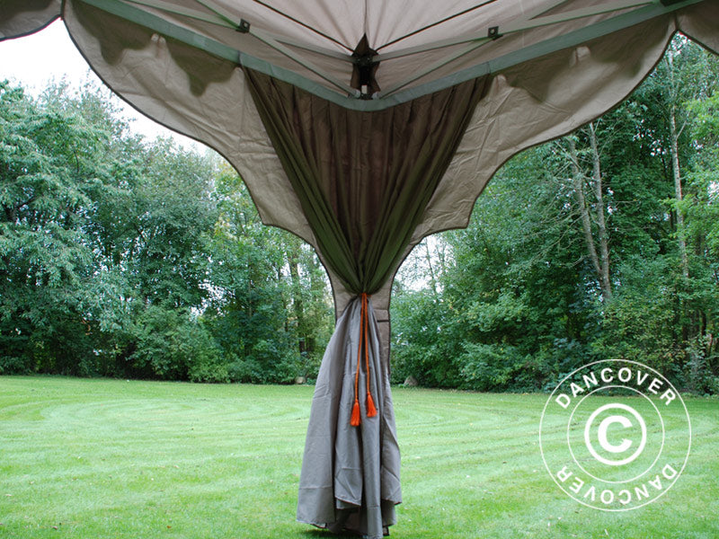 Foldetelt FleXtents PRO "Raj" 3x6m Latte/Orange