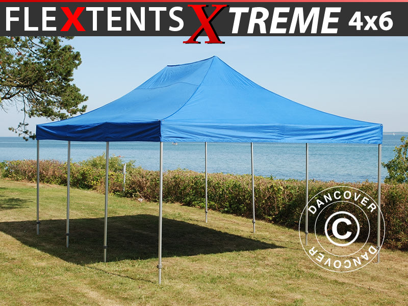 Foldetelt FleXtents Xtreme 50 4x6m Blå