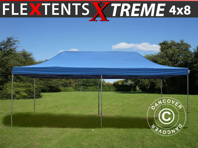 Foldetelt FleXtents Xtreme 50 4x8m Blå