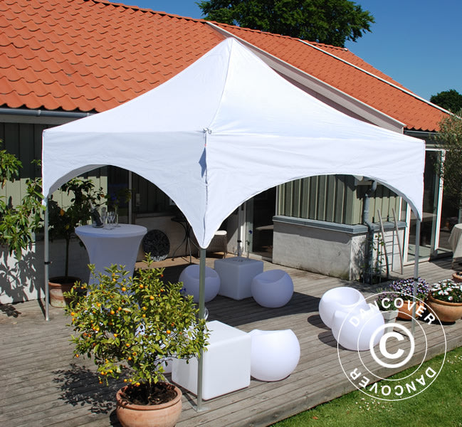 Foldetelt FleXtents PRO "Arched" 3x3m Hvid