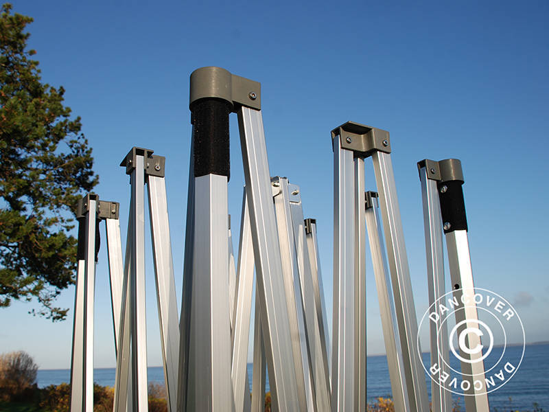 Foldetelt FleXtents Xtreme 50 3x3m Neongul/grøn, inkl. 4 sider