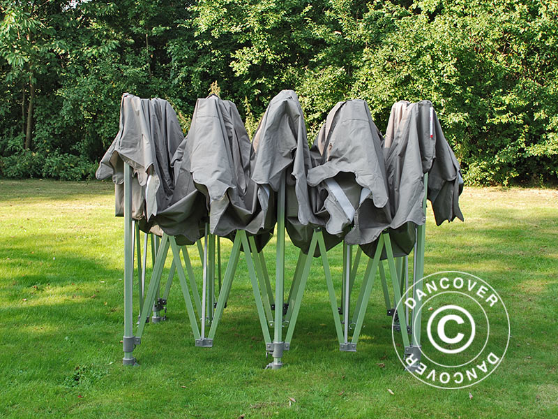 Foldetelt FleXtents PRO "Morocco" 3x6m Latte, inkl. 6 sider