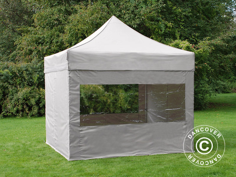 Foldetelt FleXtents PRO 3x3m Latte, inkl. 4 sider
