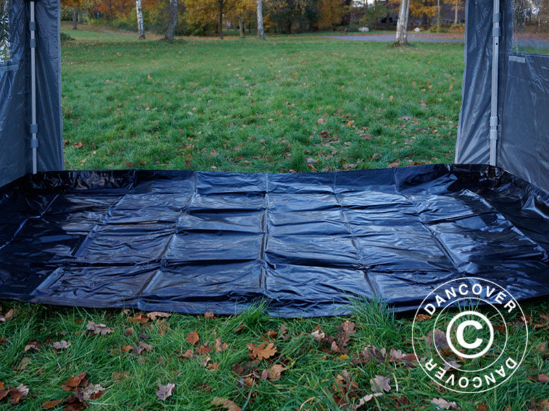 Foldetelt FleXtents PRO Trapezo 3x3m Grå, inkl. 4 sider