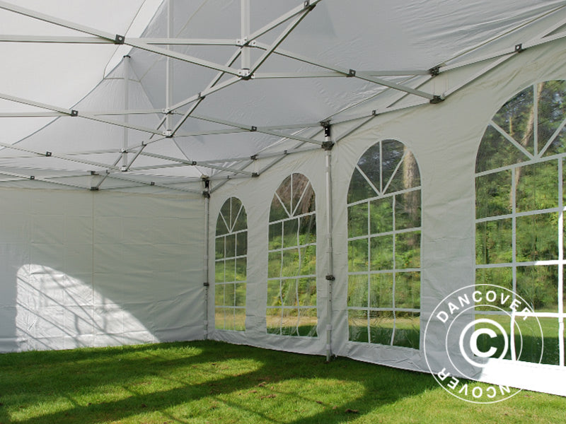 Foldetelt FleXtents PRO Vintage Style 3x6m Hvid, inkl. 6 sider