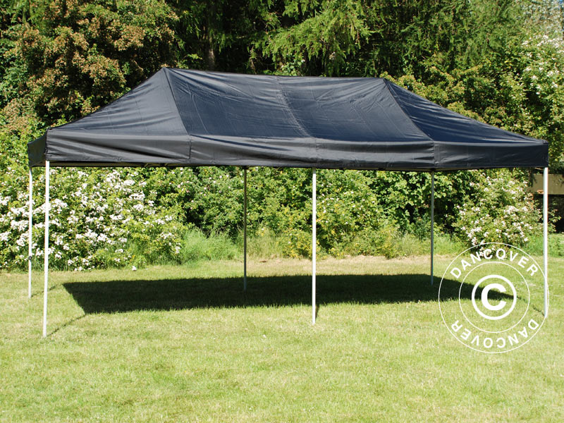Foldetelt FleXtents Basic v.3, 3x6m Sort