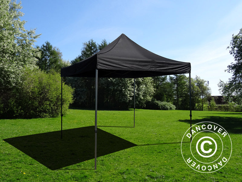 Foldetelt FleXtents Basic v.3, 3x3m Sort