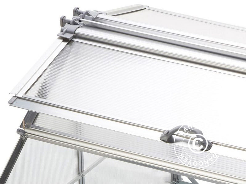 Minidrivhus 1,2x1,2x1,69m, 1,44m², Antracit