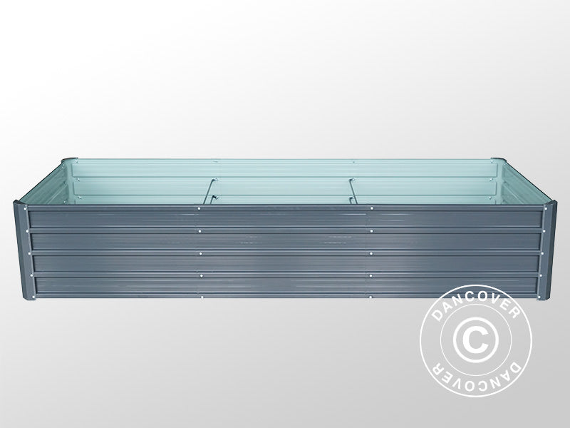 Højbed, 0,9x2,44x0,47m, 1000l, Antracit