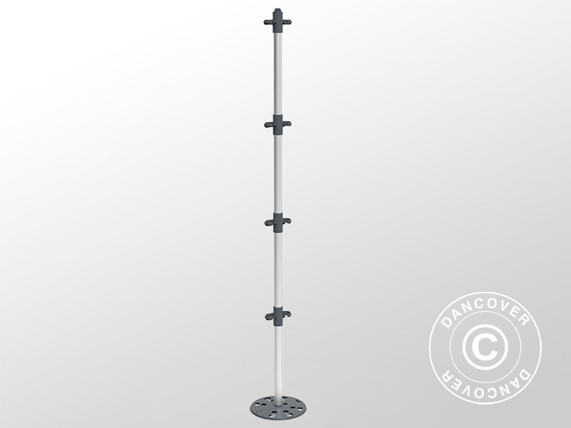 Plantestøtte m/clips, TOMATO BUDDY, Antracit/Sølv