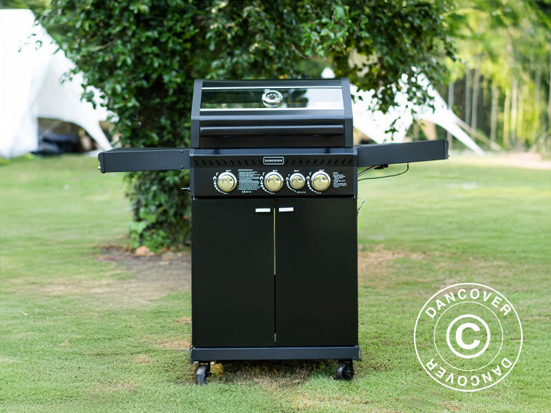 Gasgrill Dancover 3+1, Sort