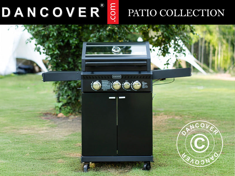 Gasgrill Dancover 3+1, Sort