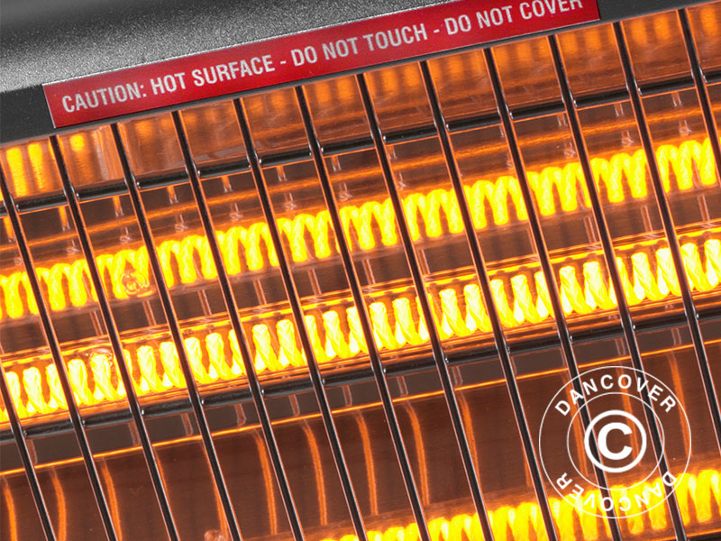 Terrassevarmer TH 1800R, m/fjernbetjening