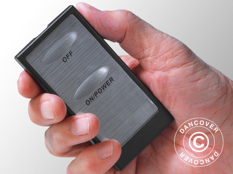 Terrassevarmer TH 1800R, m/fjernbetjening