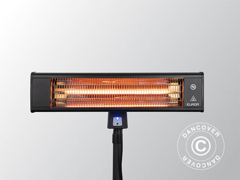 Terrassevarmer TH 1800S, fritstående m/fjernbetjening
