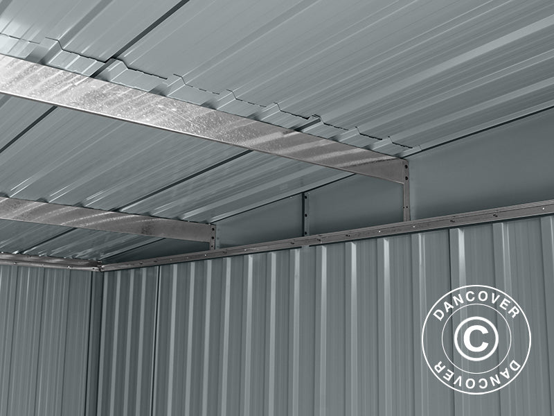 Redskabsskur m/ovenlys 2,38x2,79x2,02m, 6,64m², ProShed®, Antracit