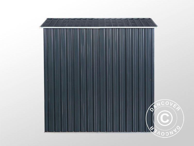 Redskabsskur med ovenlys 1,95x1,21x1,96m, 2,35m², ProShed®, Antracit/Hvid