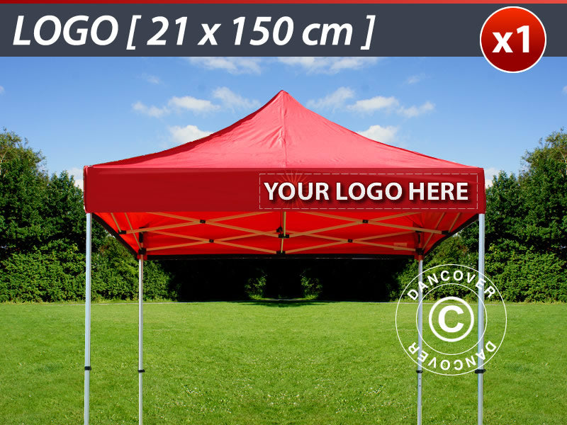 1 frisetryk 21x150cm til FleXtents, højrestillet