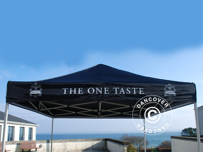 1 frisetryk 21x290cm til FleXtents, centreret