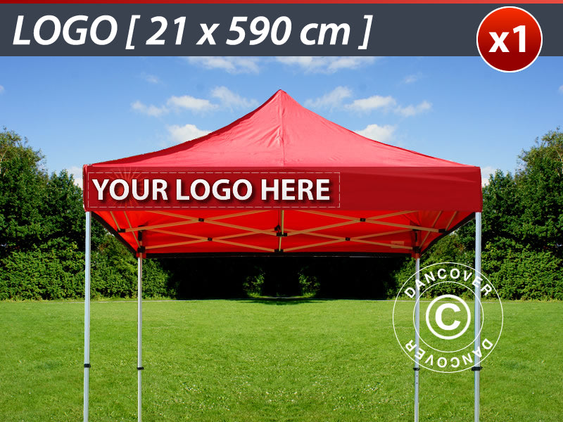 1 frisetryk 21x590cm til FleXtents, venstrestillet