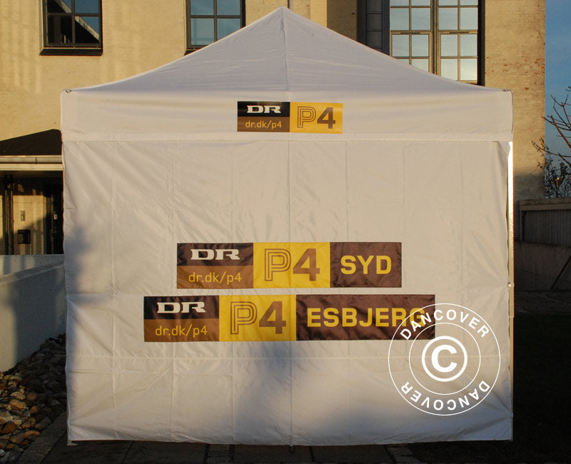 1 sidevæg tryk på FleXtents 21x240cm