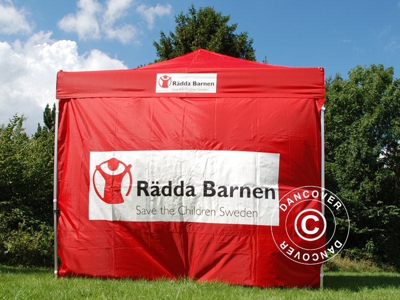 1 sidevæg tryk på FleXtents 70x90cm