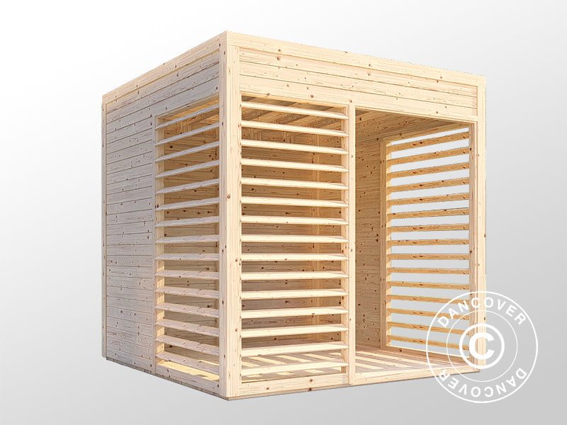 Havepavillon i træ, Bertilo Garten Lounge 1, 2,26x2,34x2,32m