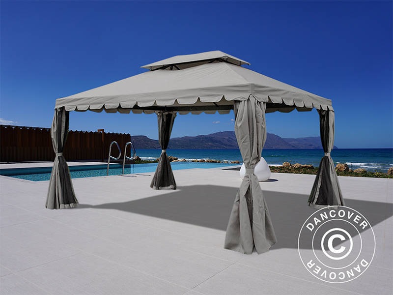 Pavillon Osiris 3x4m, Grå