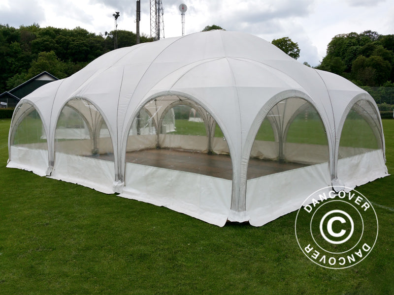 Partytelt Multipavillon 6x9m, Hvid