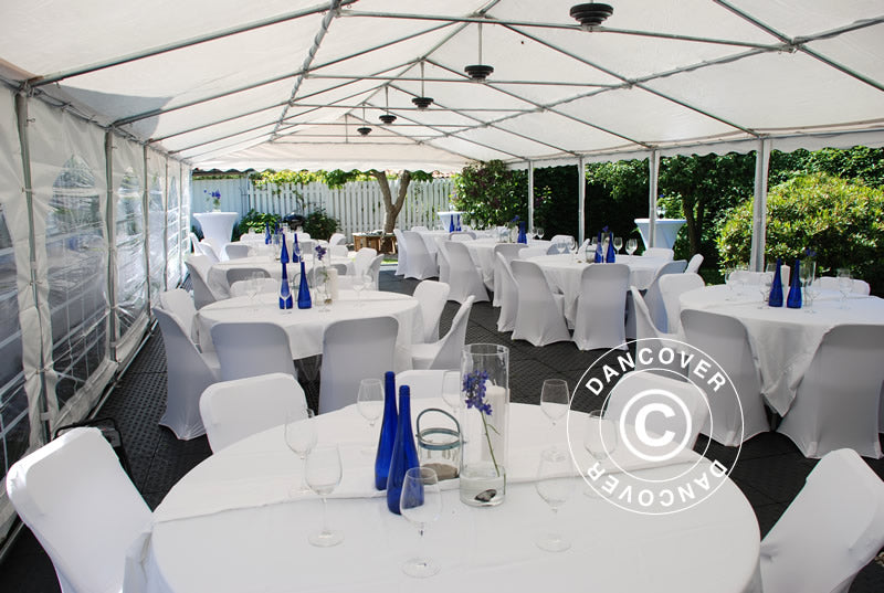 Partytelt, Exclusive CombiTents® 900 6x14m, 5-i-1, Hvid