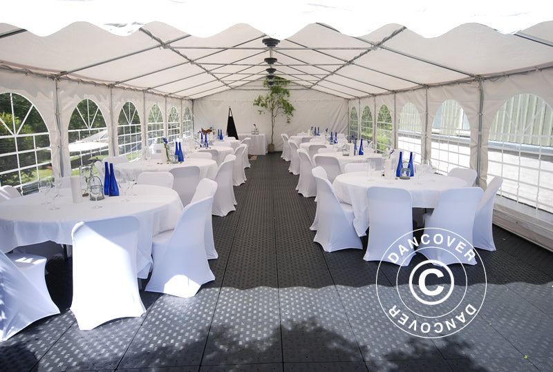 Partytelt, Exclusive CombiTents® 900 6x14m, 5-i-1, Hvid