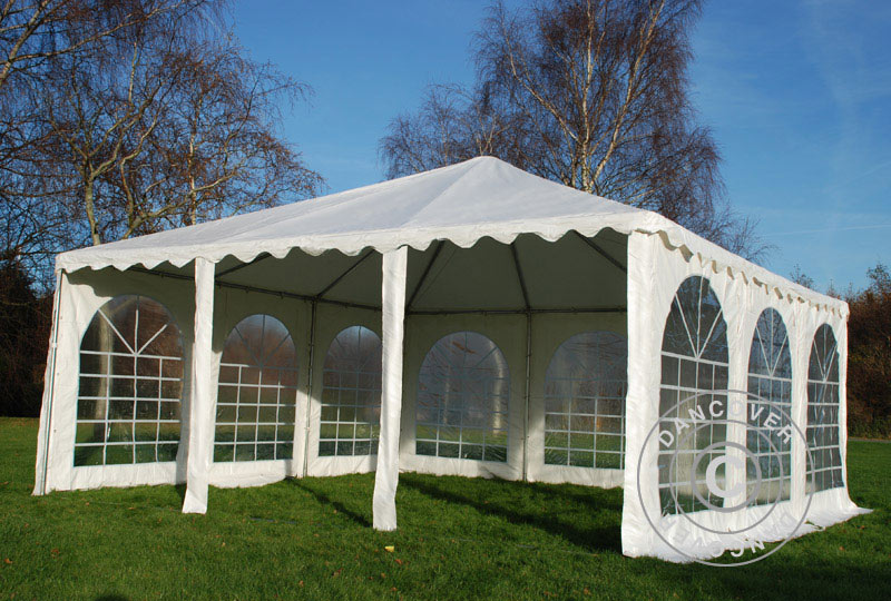 Pagodetelt Exclusive 6x6m PVC, Hvid