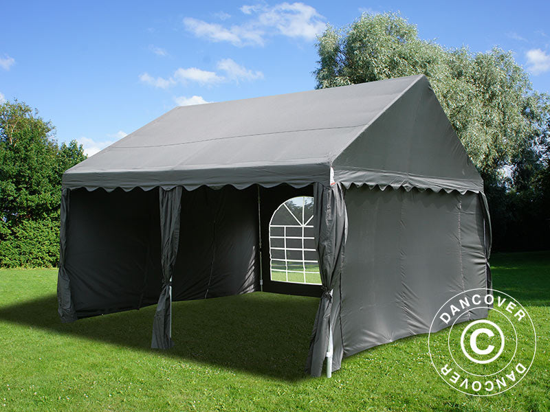 Partytelt UNICO 4x4m, Sort