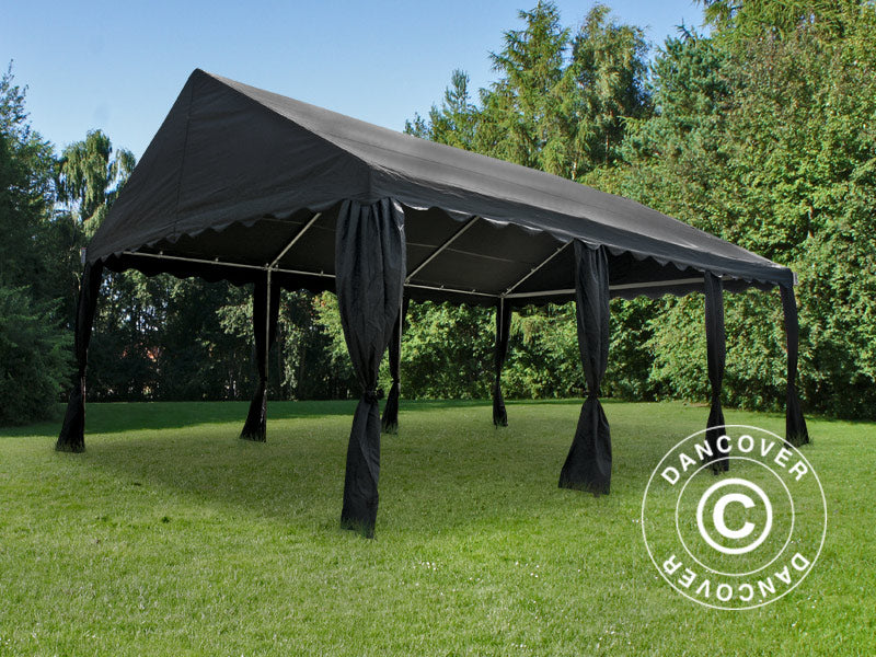 Partytelt UNICO 4x6m, Sort