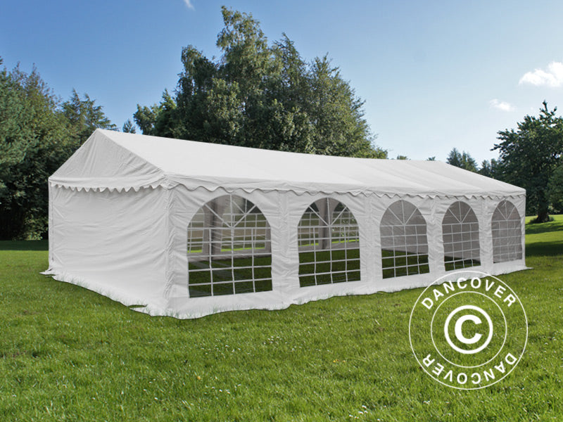 Partytelt Original 4x10m PVC 900, Hvid