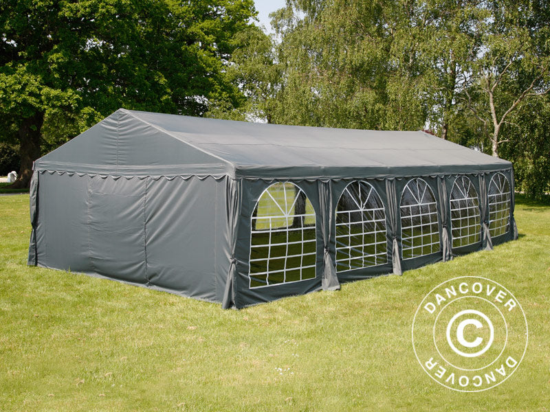 Partytelt UNICO 5x10m, Mørkegrå