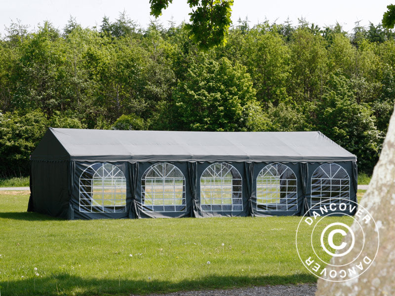 Partytelt UNICO 5x10m, Mørkegrå