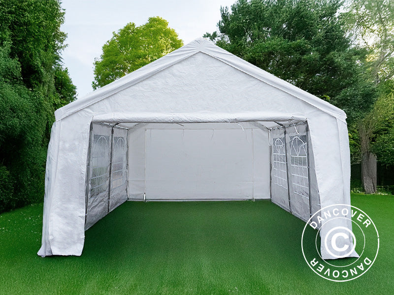 Partytelt Basic 4x6m PE 500, Hvid