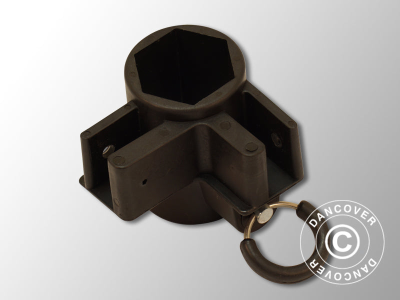 Beslag til hjørneben, Sort