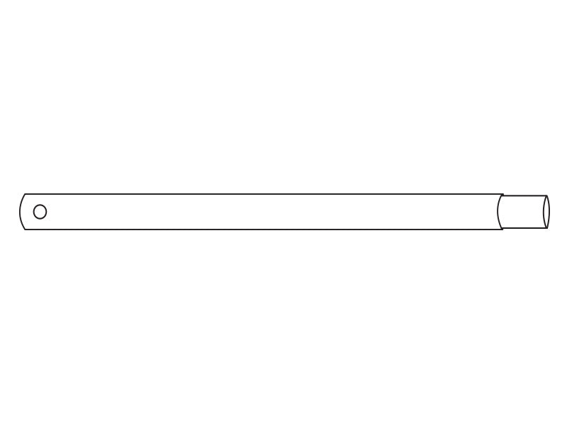 Almindeligt rør til ben til Opbevaringstelt PRO 2m serien