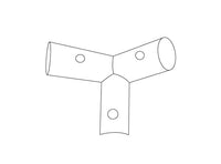 3-vejs samling, Ø42mm, 110°