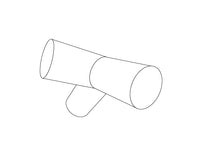 3-vejs samling, Ø42mm, 140°