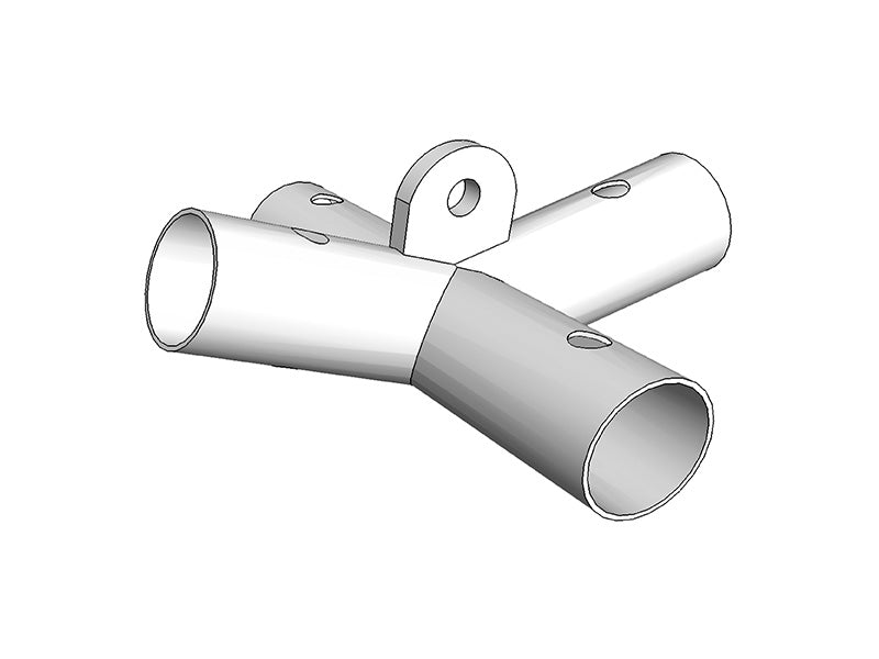 4-vejs samling, Ø42mm, 140°