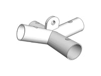 4-vejs samling, Ø42+Ø54mm, 140°