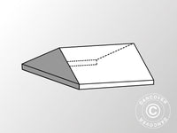 4m tagdug endesektion til partytelt-serien Exclusive CombiTents®, 6x4m, PVC, Hvid