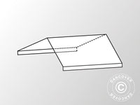 4m tagdug til partytelt-serien Exclusive CombiTents®, midtersektion, 6x4m, PVC, Hvid