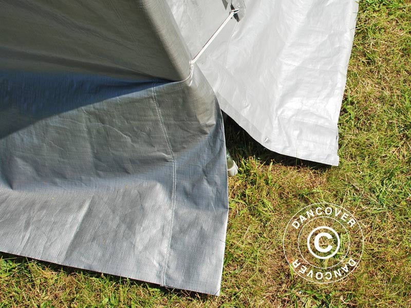 Garagetelt PRO 3,3x6x2,4m PVC, Grå