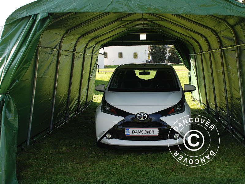 Garagetelt PRO 3,6x7,2x2,68m PVC, Grøn